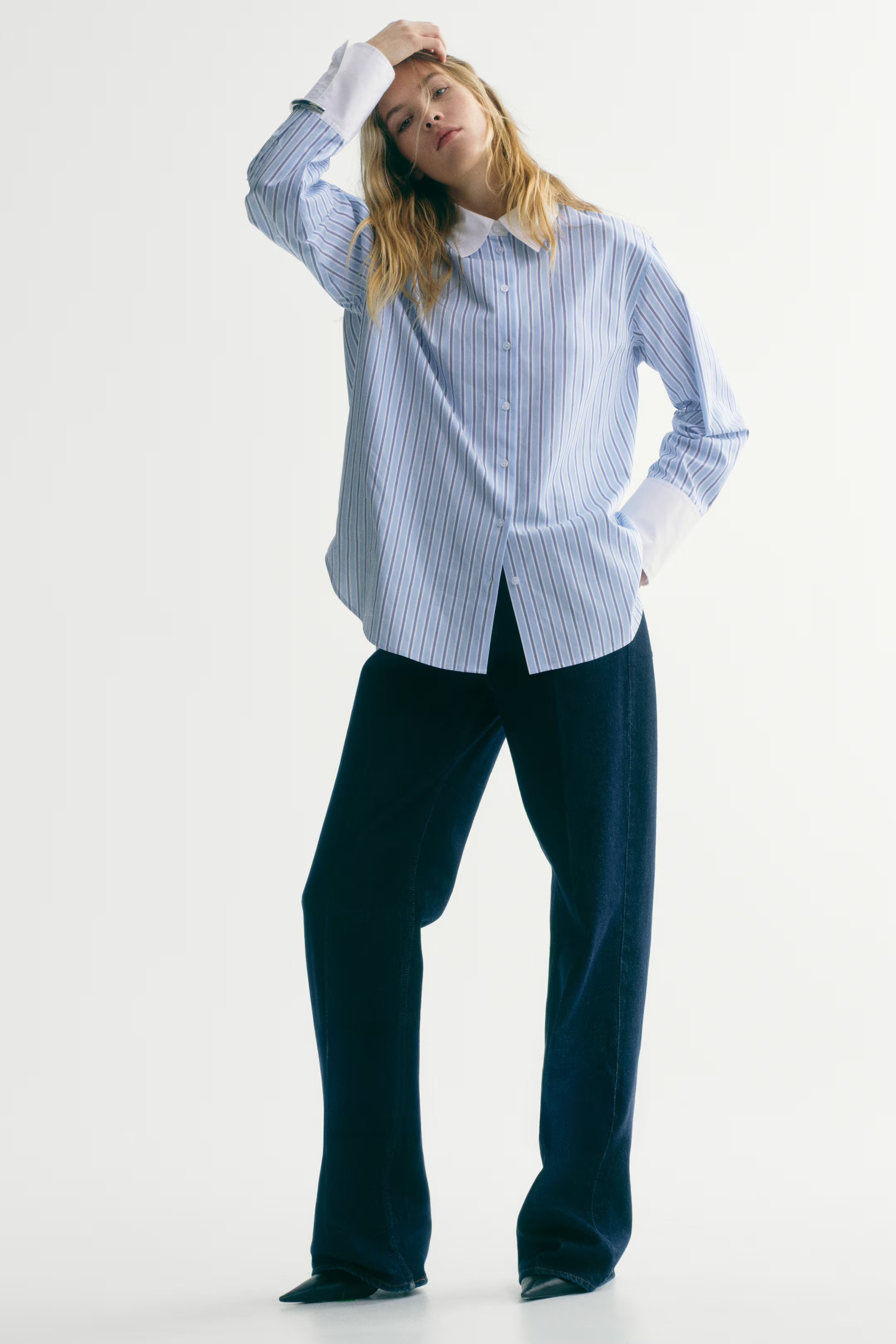 Cotton Poplin Shirt | H&M (US + CA)