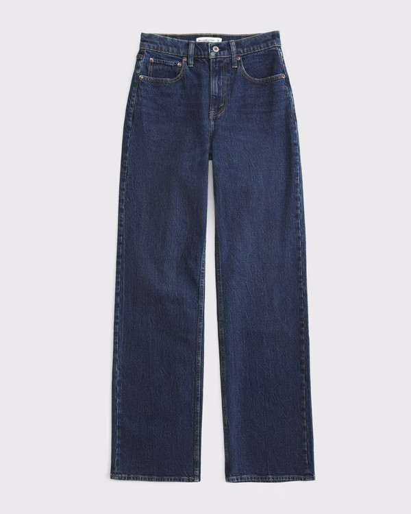 Women's High Rise 90s Relaxed Jean | Women's Bottoms | Abercrombie.com | Abercrombie & Fitch (US)