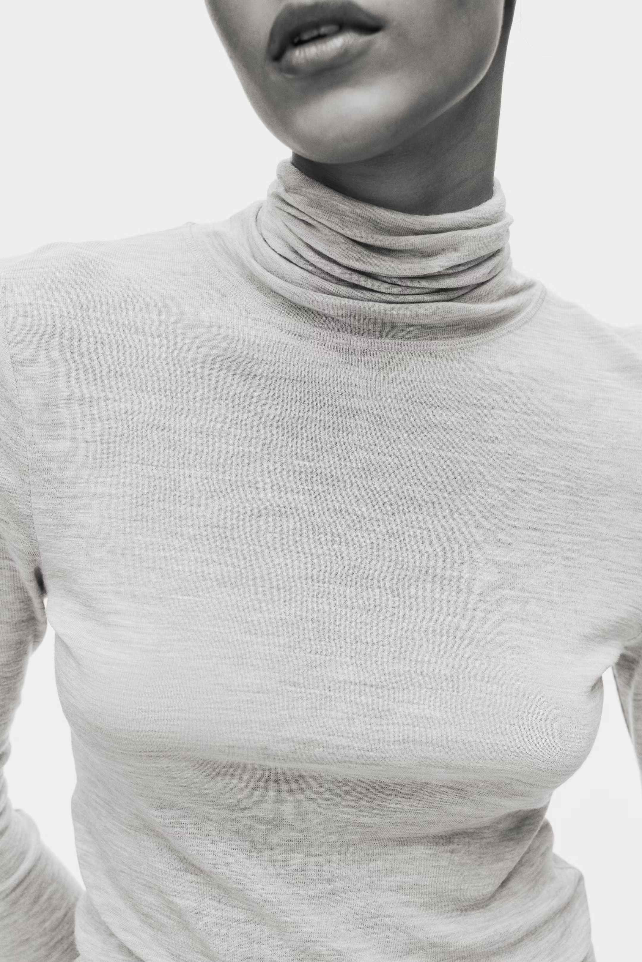 Wool polo neck top | H&M (UK, MY, IN, SG, PH, TW, HK)