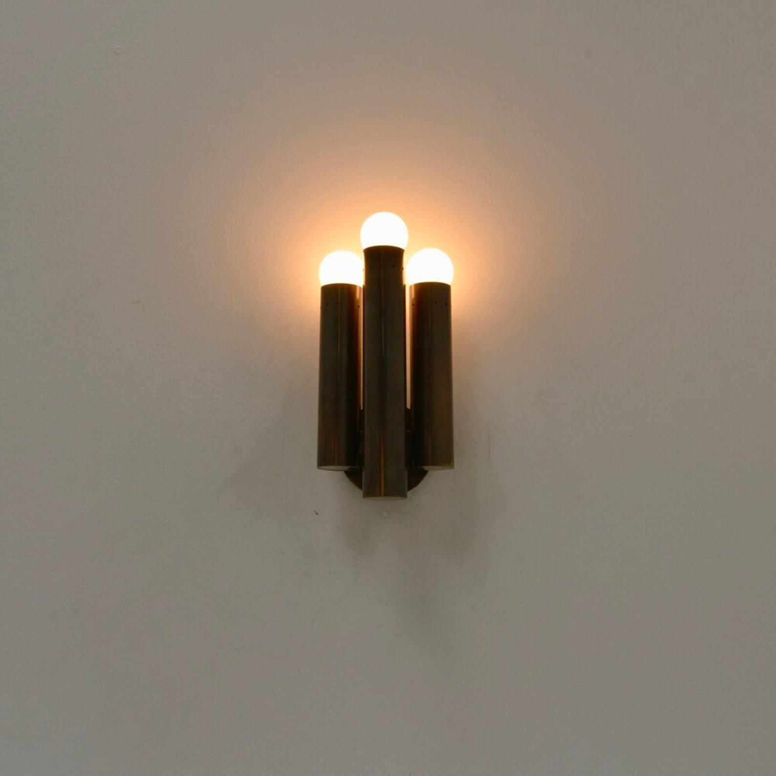 Brass Tri Sconces italian Brass Sconces  Italian Light  Mid - Etsy | Etsy (US)