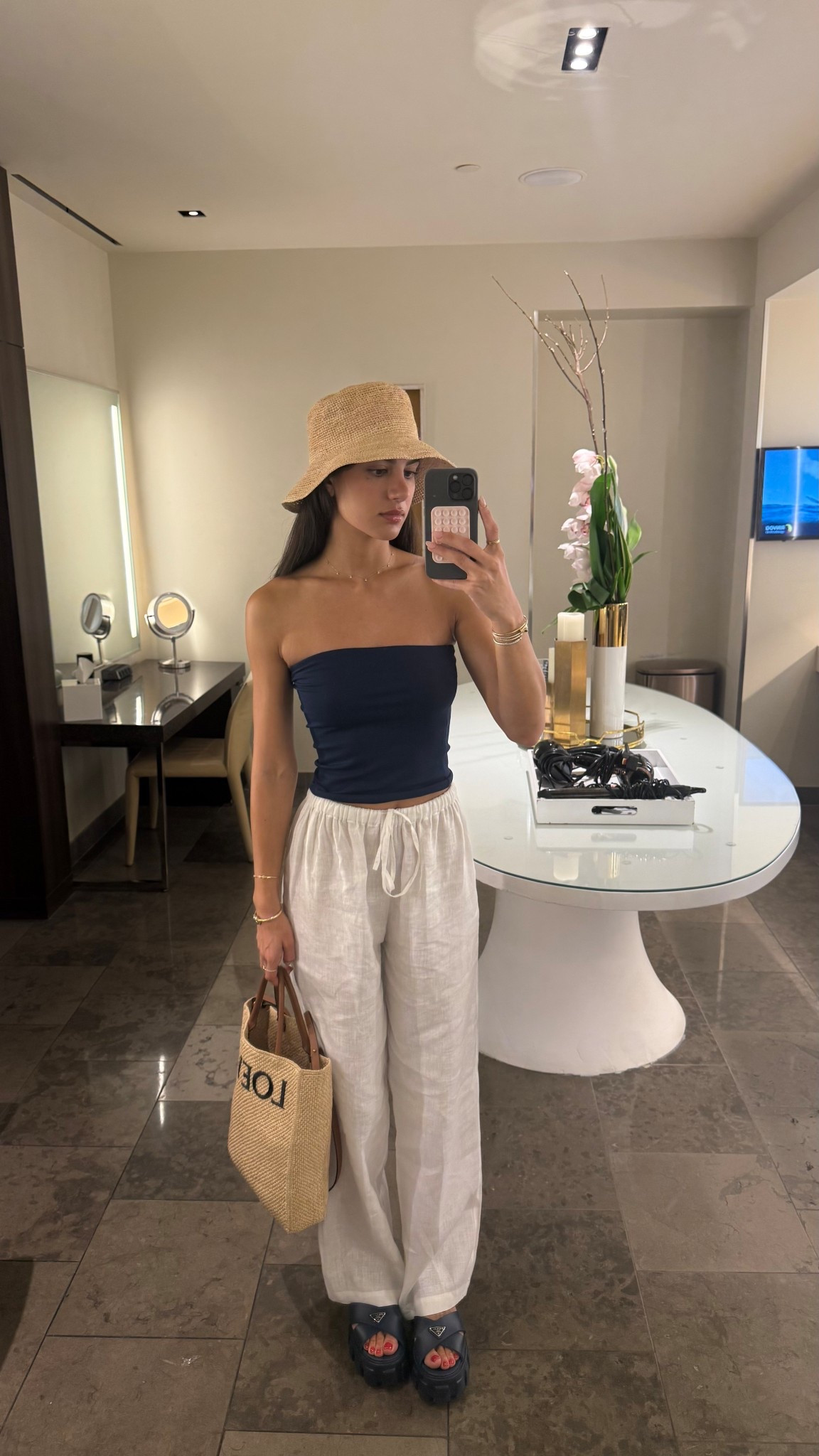 Pants - small
Top - small
Shoes - TTS 