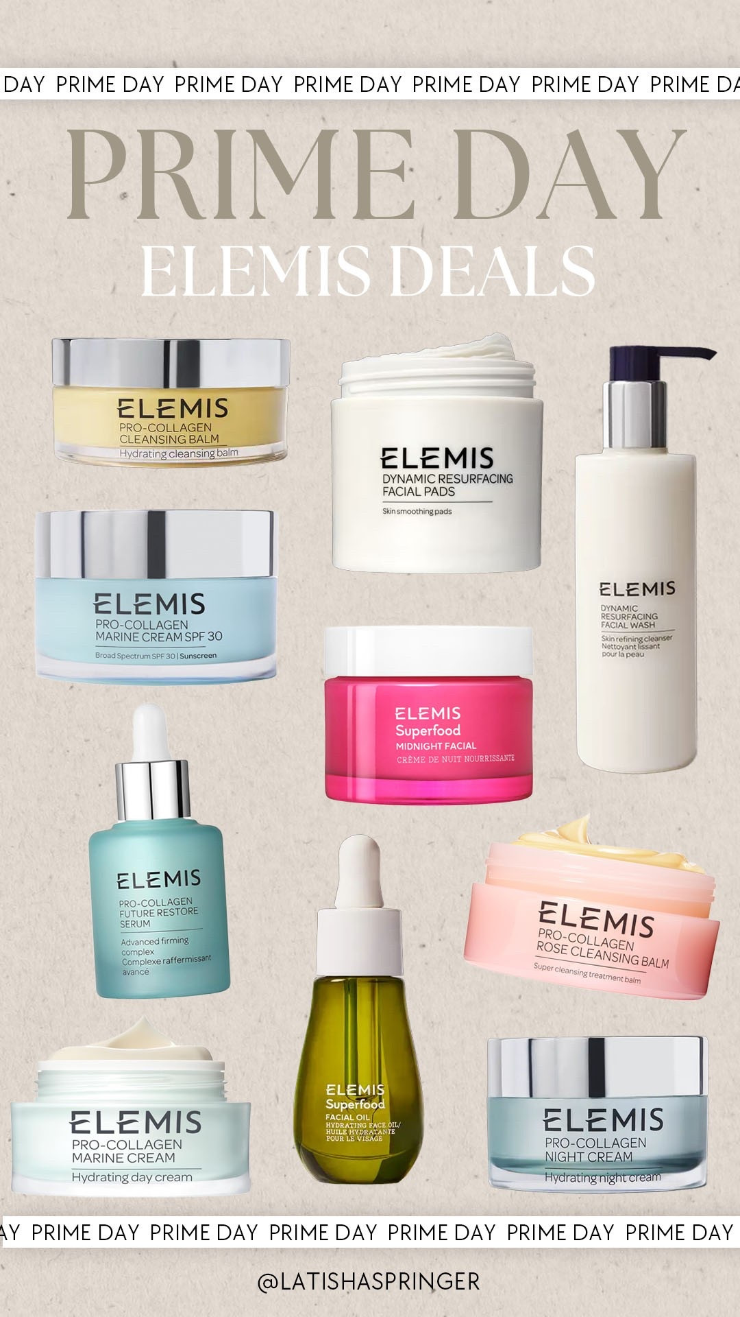 Prime day deals on Elemis skincare products! 

#primeday

Prime day deals. Amazon prime day deals. Amazon beauty. Elemis on sale. Elemis skincare. Must have skincare.

#LTKSeasonal #LTKSaleAlert #LTKBeauty