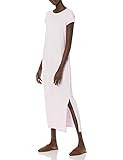 Daily Ritual Women's Lived-in Cotton Relaxed-Fit Short-Sleeve Crewneck Maxi Dress | Amazon (US)