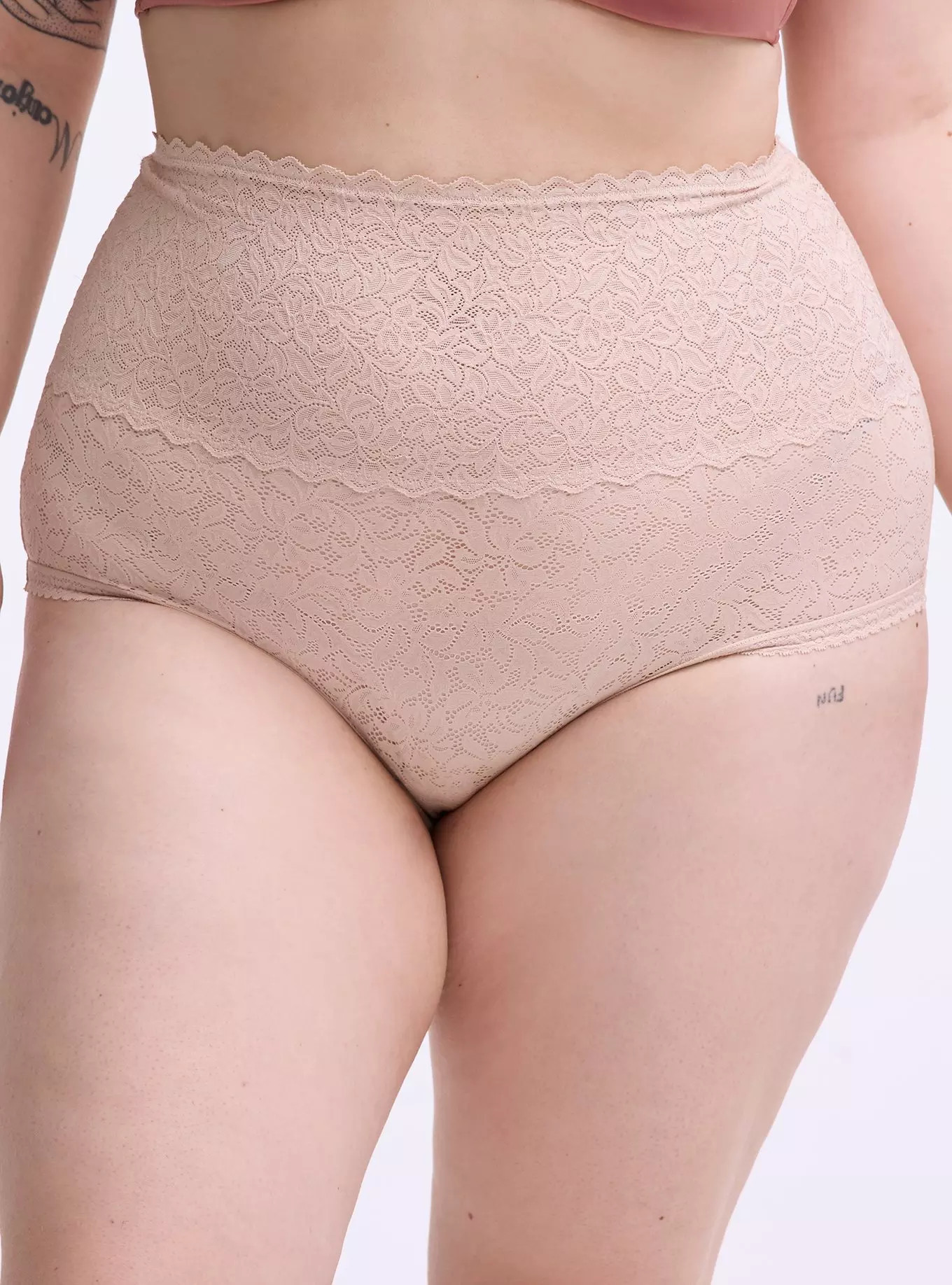 4-Way Stretch High-Rise Lace Panty | Torrid (US & Canada)