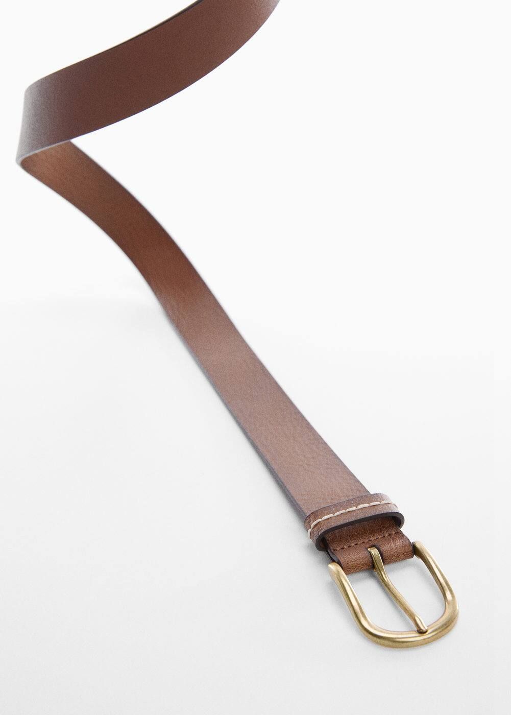 Leather belt | MANGO (US)