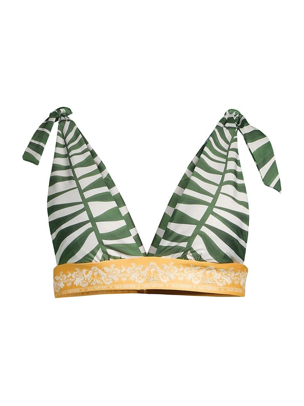 Verano Road Laurie Embroidered Bikini Top | Saks Fifth Avenue
