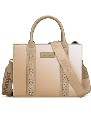 Wrangler Tote Bag for Women Designer Satchel Handbags Top-handle Purses with Strap | Amazon (US)