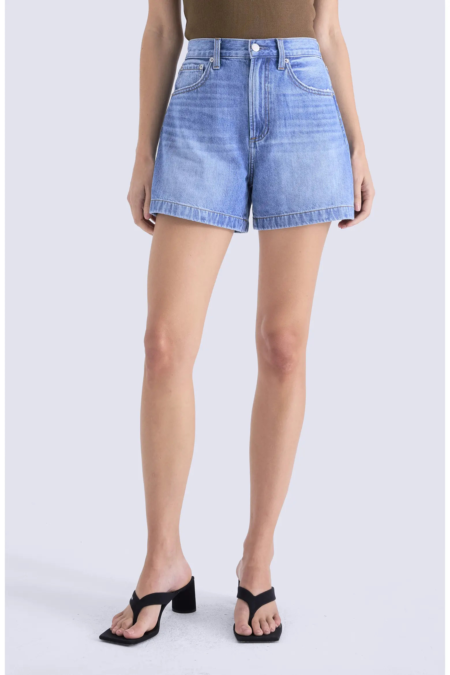 Pistola Saige High Waist Denim Shorts (Women) | Nordstrom | Nordstrom