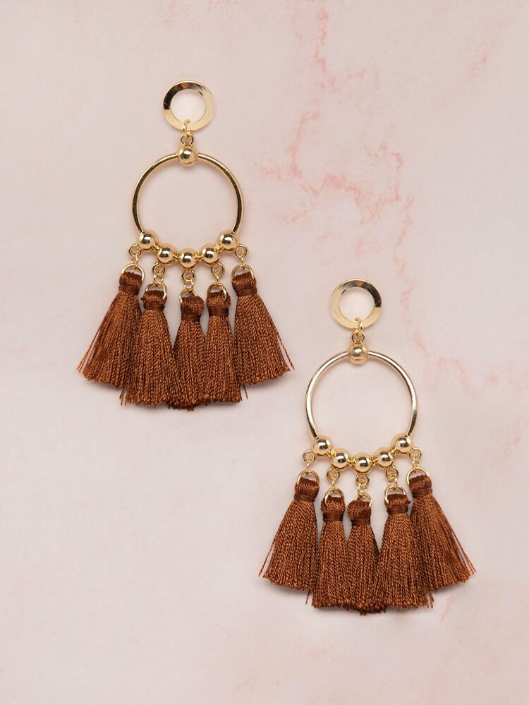 Tassel Drop Earrings | SHEIN