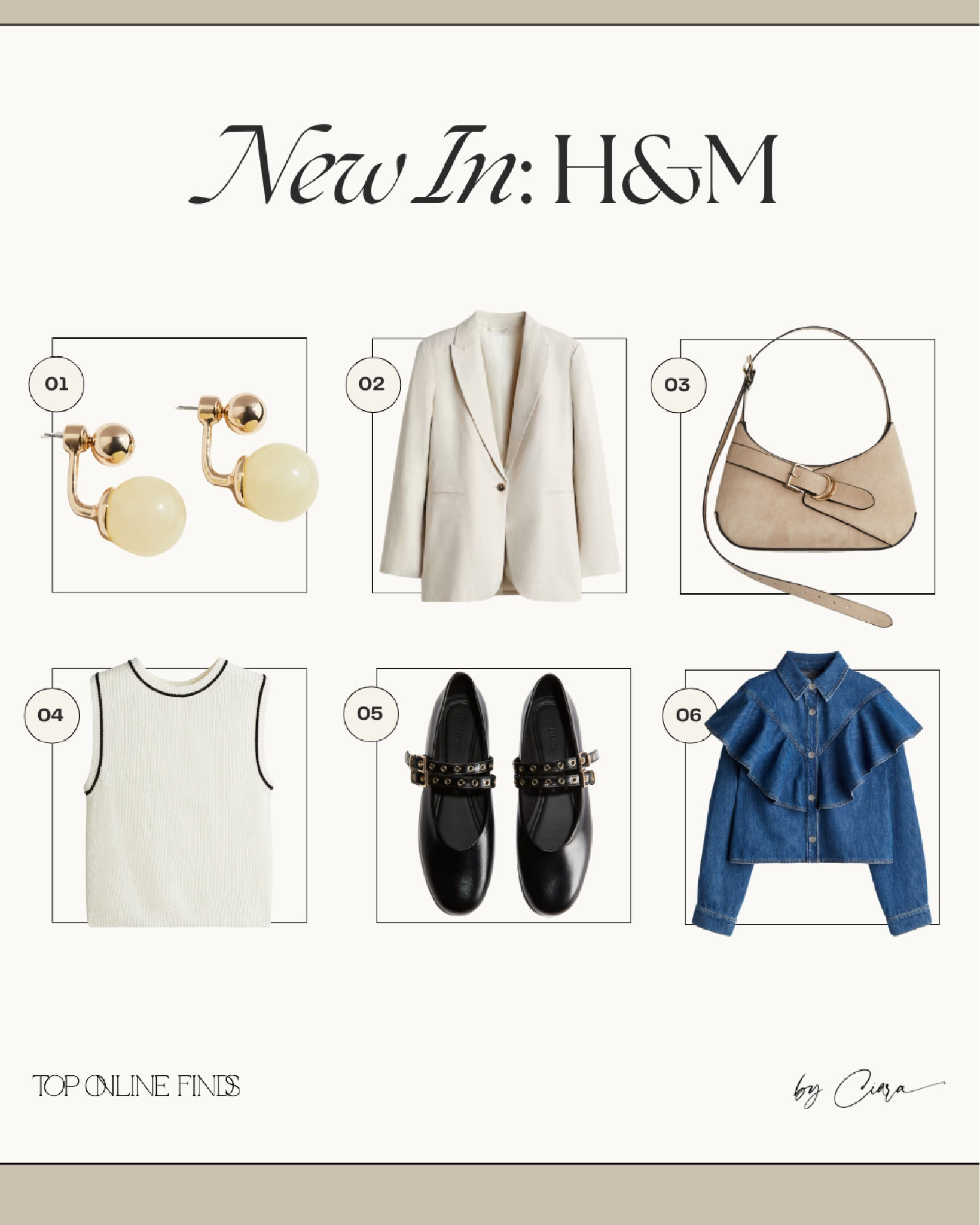 New arrivals from H&M ✨ 

New arrivals, spring arrivals, spring wardrobe, spring fashion, H&M, accessories 

#LTKFindsUnder50 #LTKFindsUnder100 #LTKStyleTip