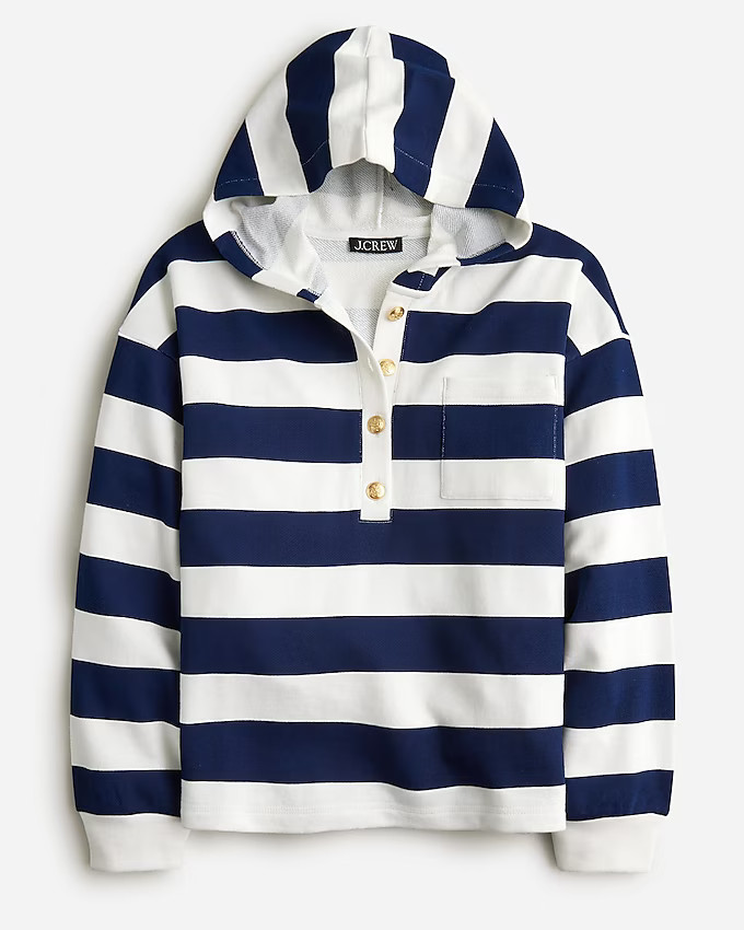 University terry henley sweatshirt in stripe | J. Crew US