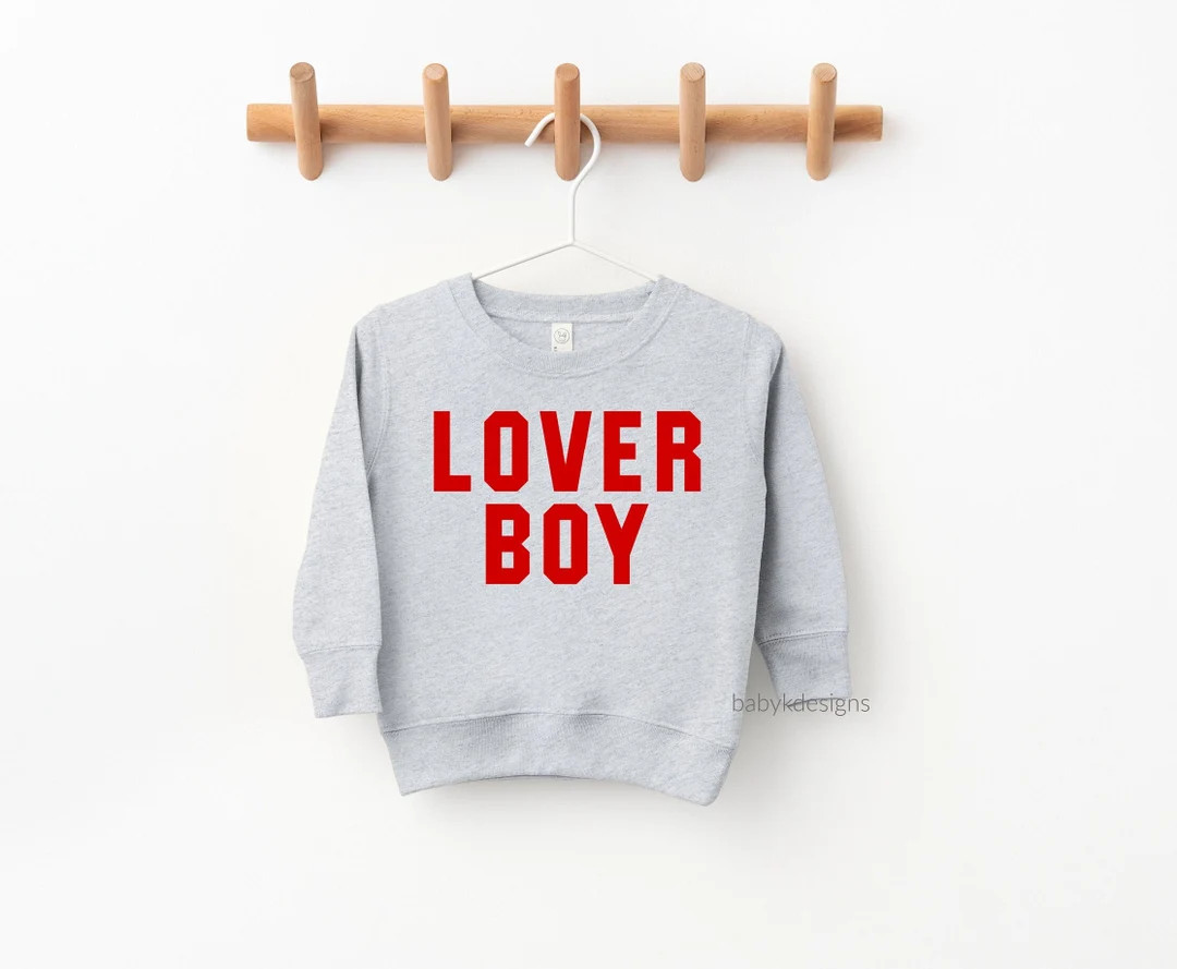 Valentines Sweatshirt for Boys Toddler Boy Valentine Funny Valentines Baby Boy Valentines Day LOV... | Etsy (US)