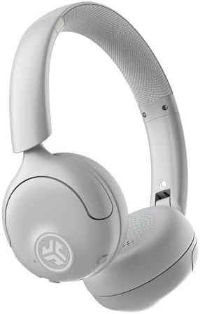 JLab Go Lux ANC Wireless Headphones, Cloud White, Hybrid Active Noise Cancelling, Premium On-Ear ... | Amazon (US)