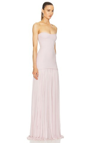 Helsa The Naomi Dress in Barely Pink from Revolve.com | Revolve Clothing (Global)