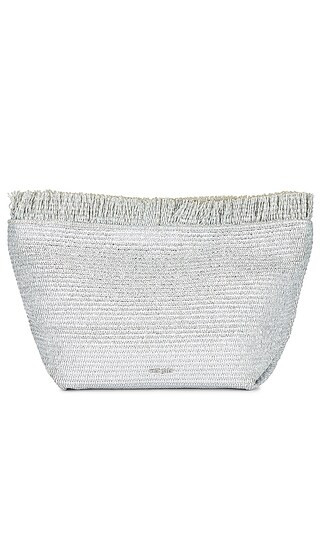Shanti Clutch in Silver | Revolve Clothing (Global)