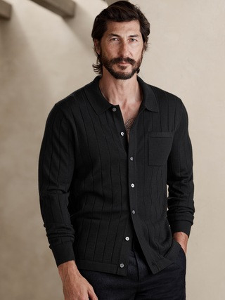 Salta Merino Sweater Polo | Banana Republic (US)