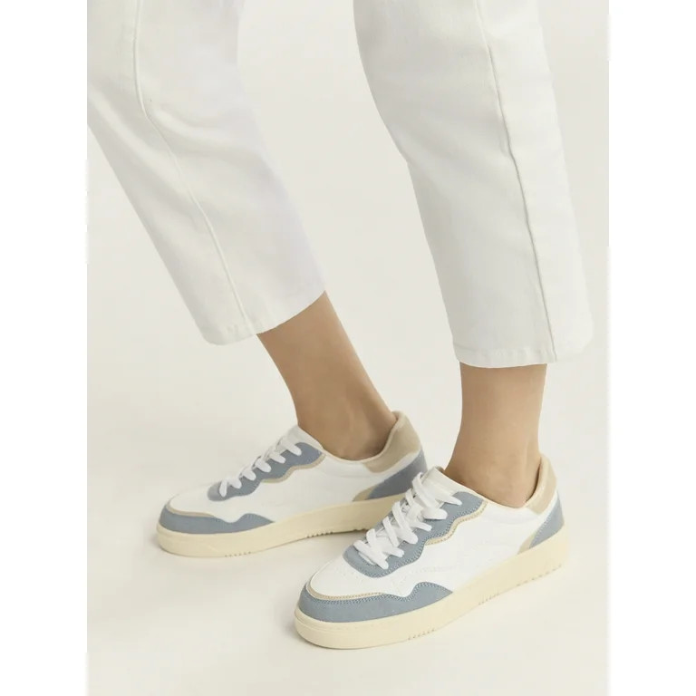 Time and Tru Women's Court Sneakers, Sizes 6-11 | Walmart (US)