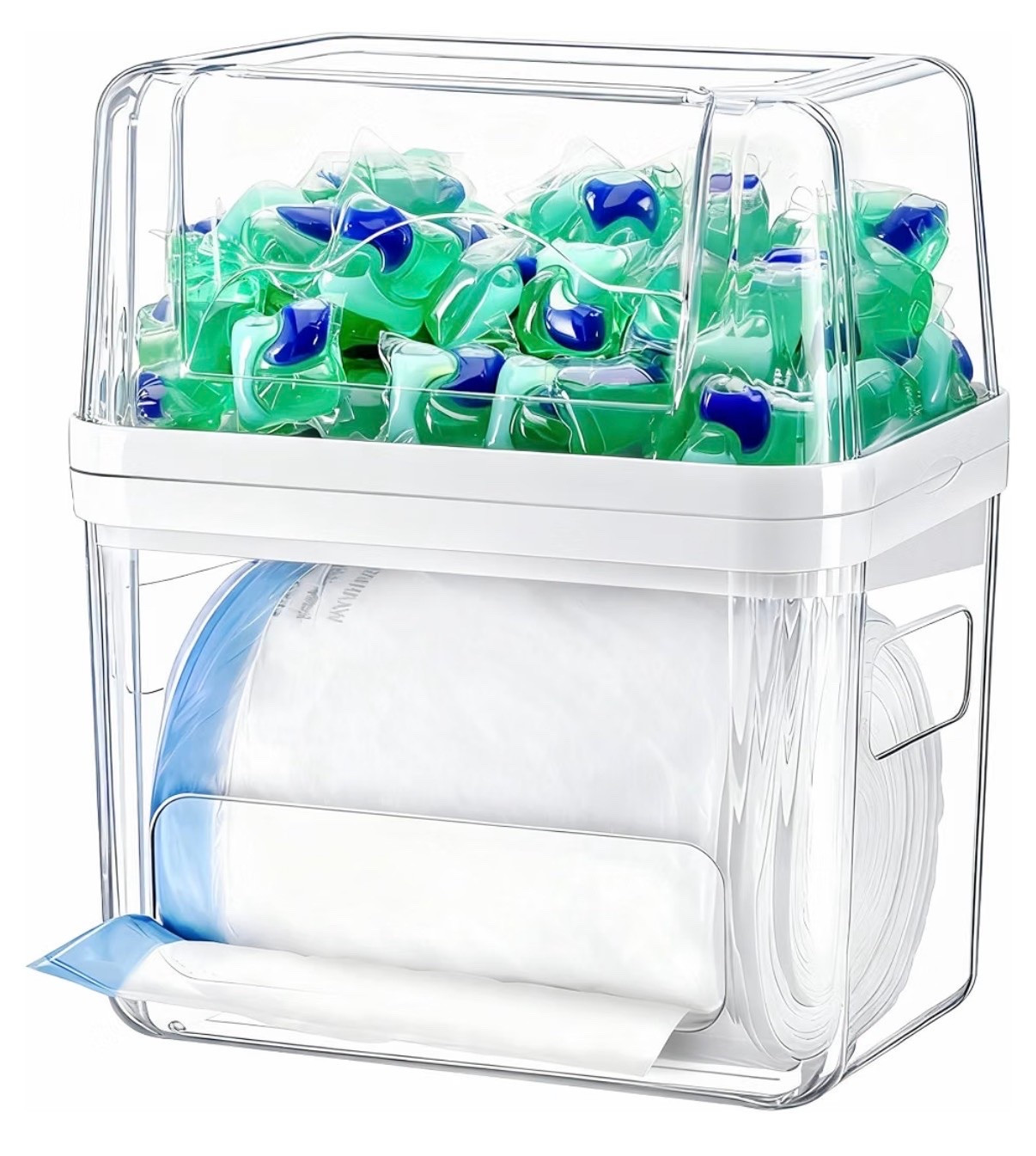 iCASA Trash Bag Dispenser Dishwasher Pods Container Under Sink Organizer
3 in 1 Stackable Trash Bag Holder Garbage Bag Dispenser for 13/30/33 Gallon Bags, Clear Storage Bins Laundry Pods Container

#LTKHome #LTKfoodie