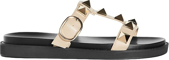 Women's Apparel Women's City Chic Wide FIT Slide Totally Spike Sandal | Amazon (US)