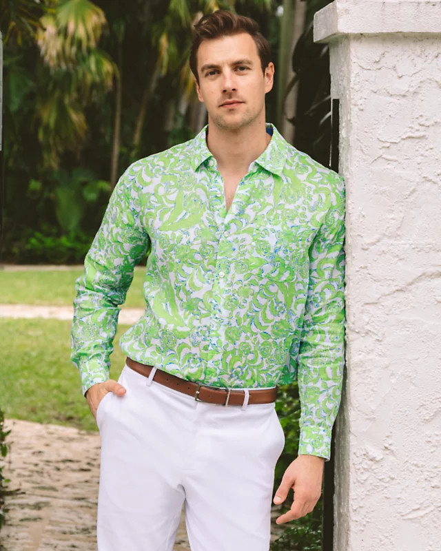 Men's Stuff Addison Shirt | Lilly Pulitzer | Lilly Pulitzer