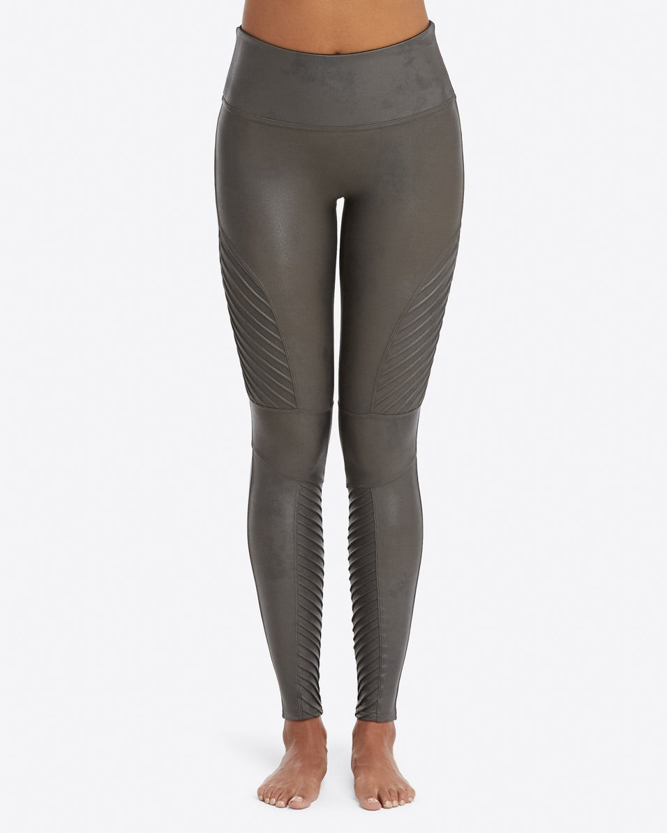Faux Leather Moto Leggings | Spanx