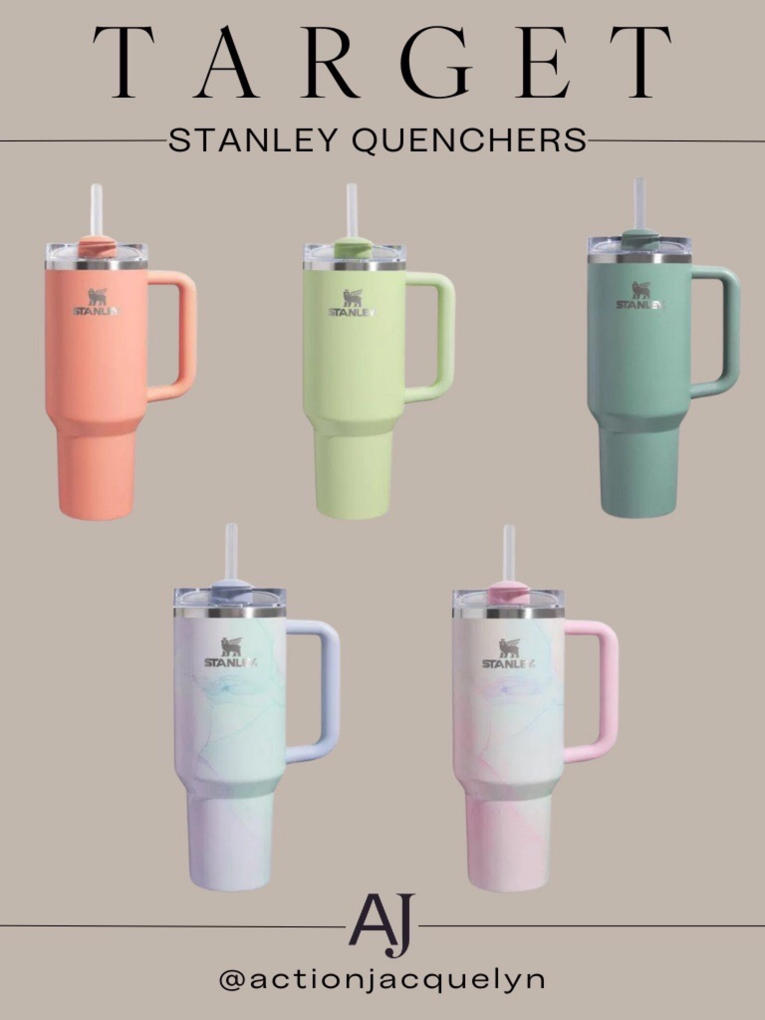 Elevate your hydration game with Stanley Quenchers! Find these durable and stylish essentials at Target – because staying hydrated should be an everyday luxury. 

#StanleyQuenchers #TargetFinds #HydrationEssentials #SipInStyle #QuenchYourThirst #EverydayLuxury #StayHydrated #TargetAdventures #RefreshWithStanley

#LTKtravel #LTKfitness