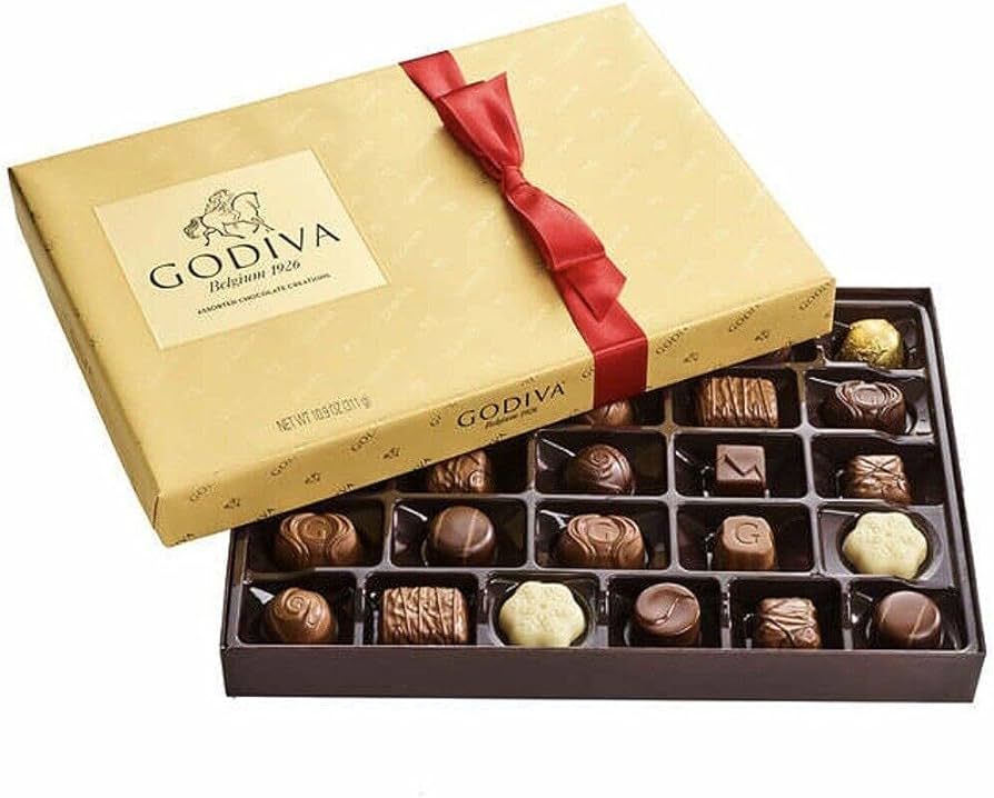 Amazon.com : Godivas Belgium Goldmark Assorted chocolate 10.9 OZ : Grocery & Gourmet Food | Amazon (US)