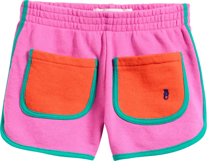 Bobo Choses Kids' Colorblock Organic Cotton Shorts | Nordstrom | Nordstrom