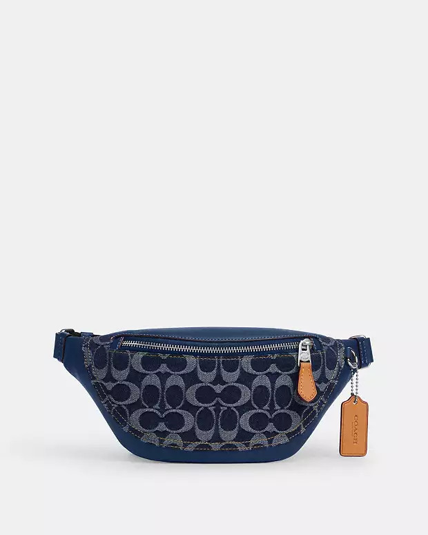 Warren Mini Belt Bag In Signature Denim | Coach Outlet US