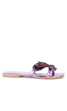 Jeffrey Campbell Cloudywing Sandal in Purple Metallic Combo from Revolve.com | Revolve Clothing (Global)