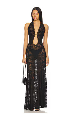 superdown Meelinah Maxi Dress in Black from Revolve.com | Revolve Clothing (Global)
