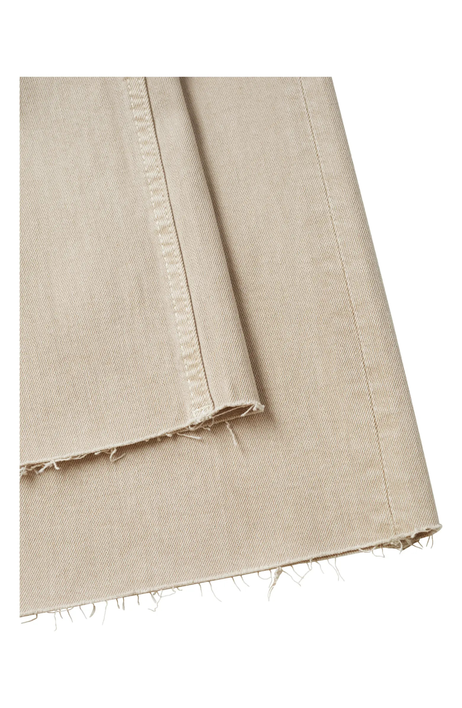 Women's High Waist Raw Hem Culotte Jeans | Nordstrom