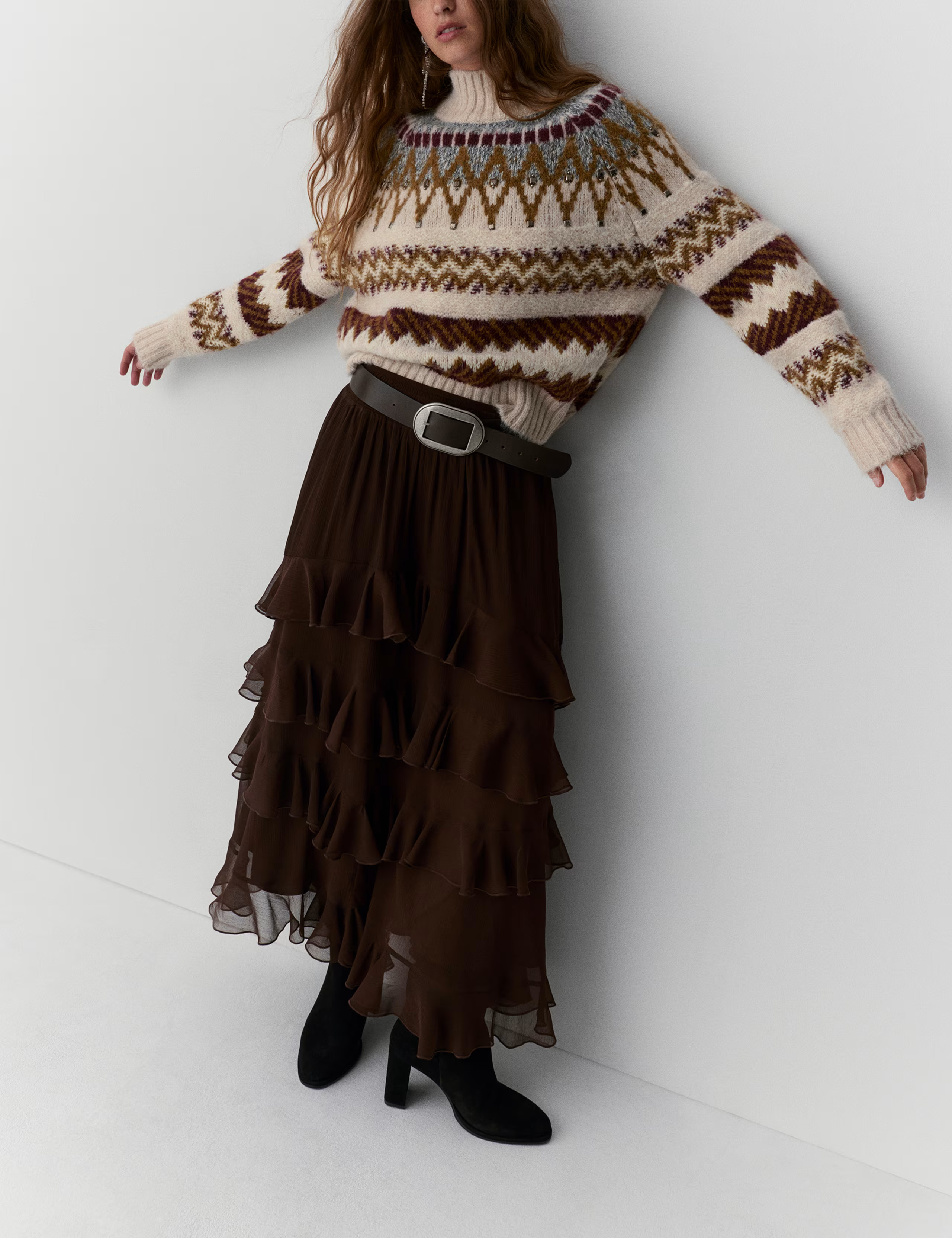 Embellished Fair Isle Jumper with Wool | Marks & Spencer (UK)