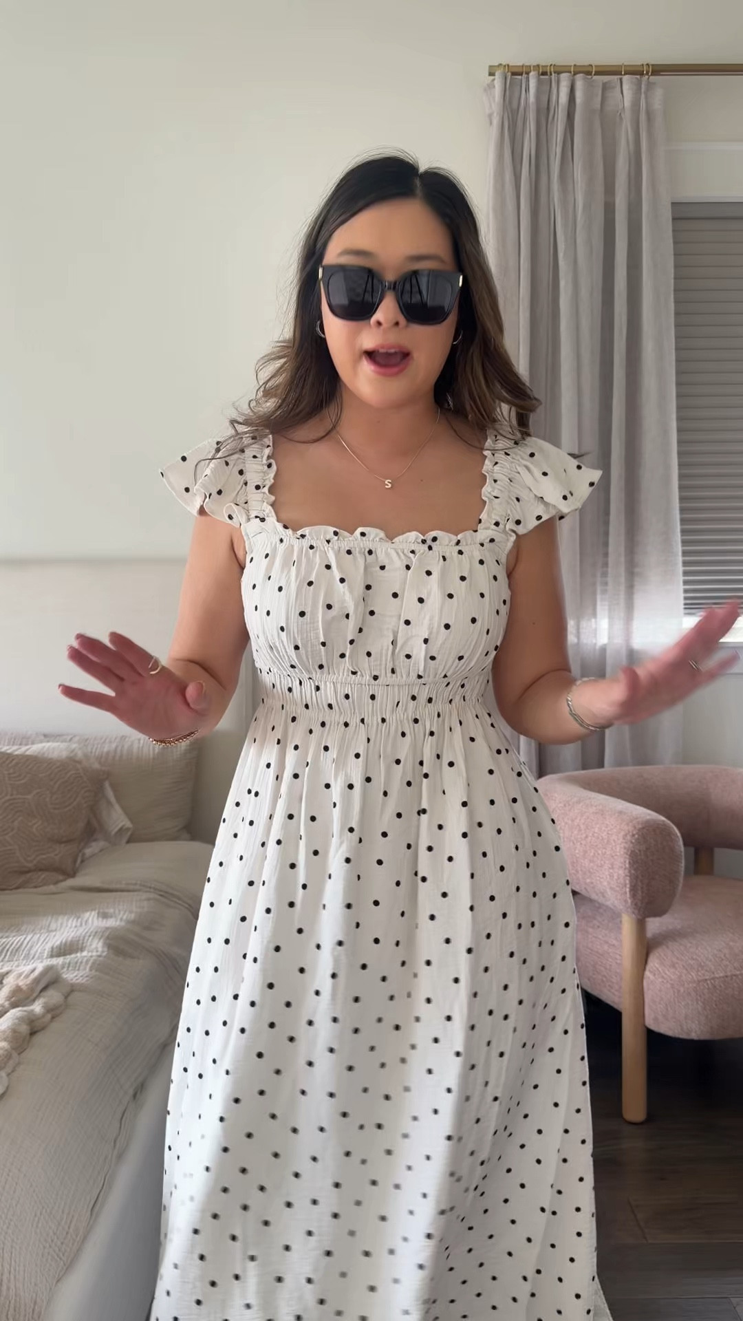 Target spring dress // polka dot dress // Easter dress 

Wearing a small 

#LTKootd #LTKPetite