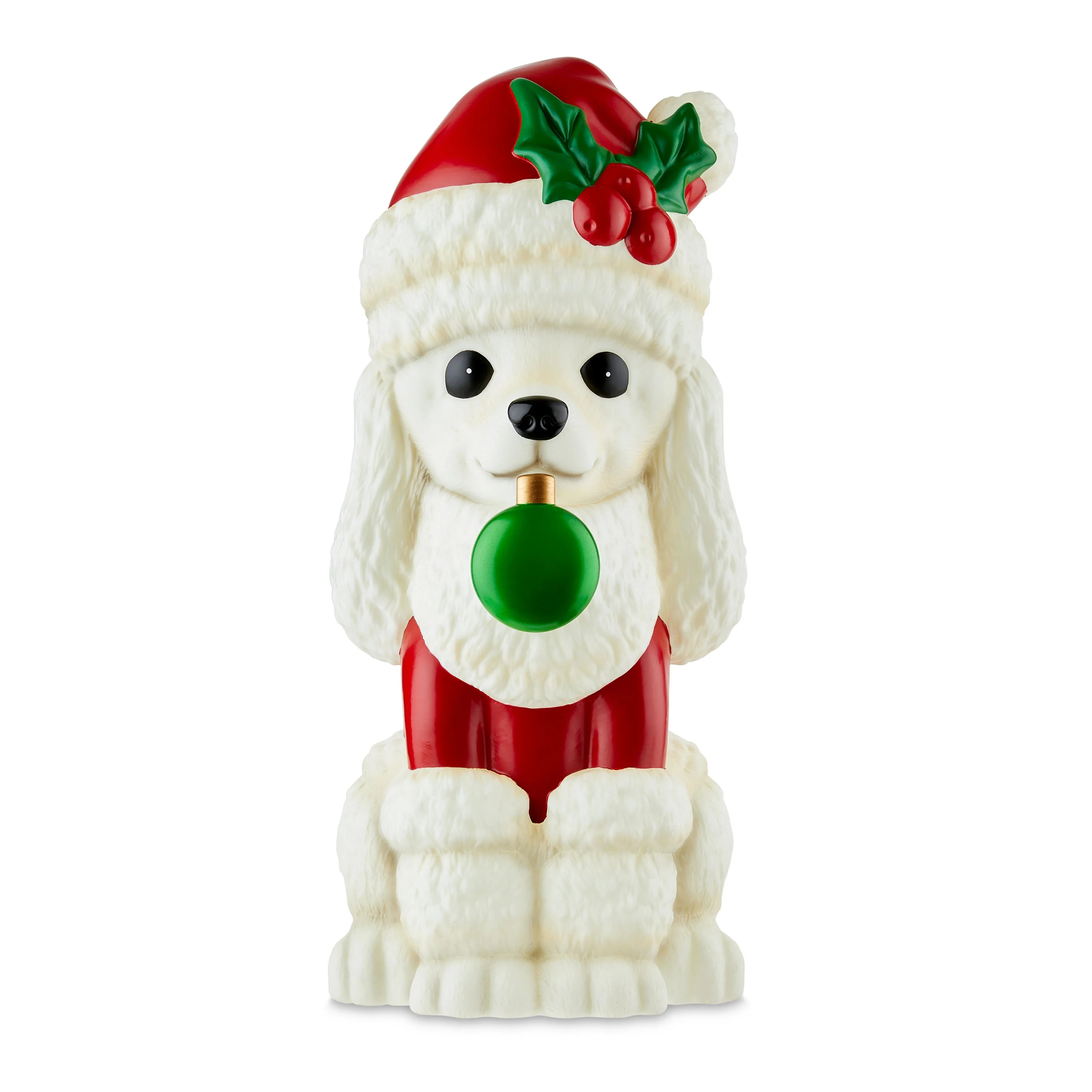 Light-up Christmas Poodle Blow Mold, 24 in, by Holiday Time | Walmart (US)