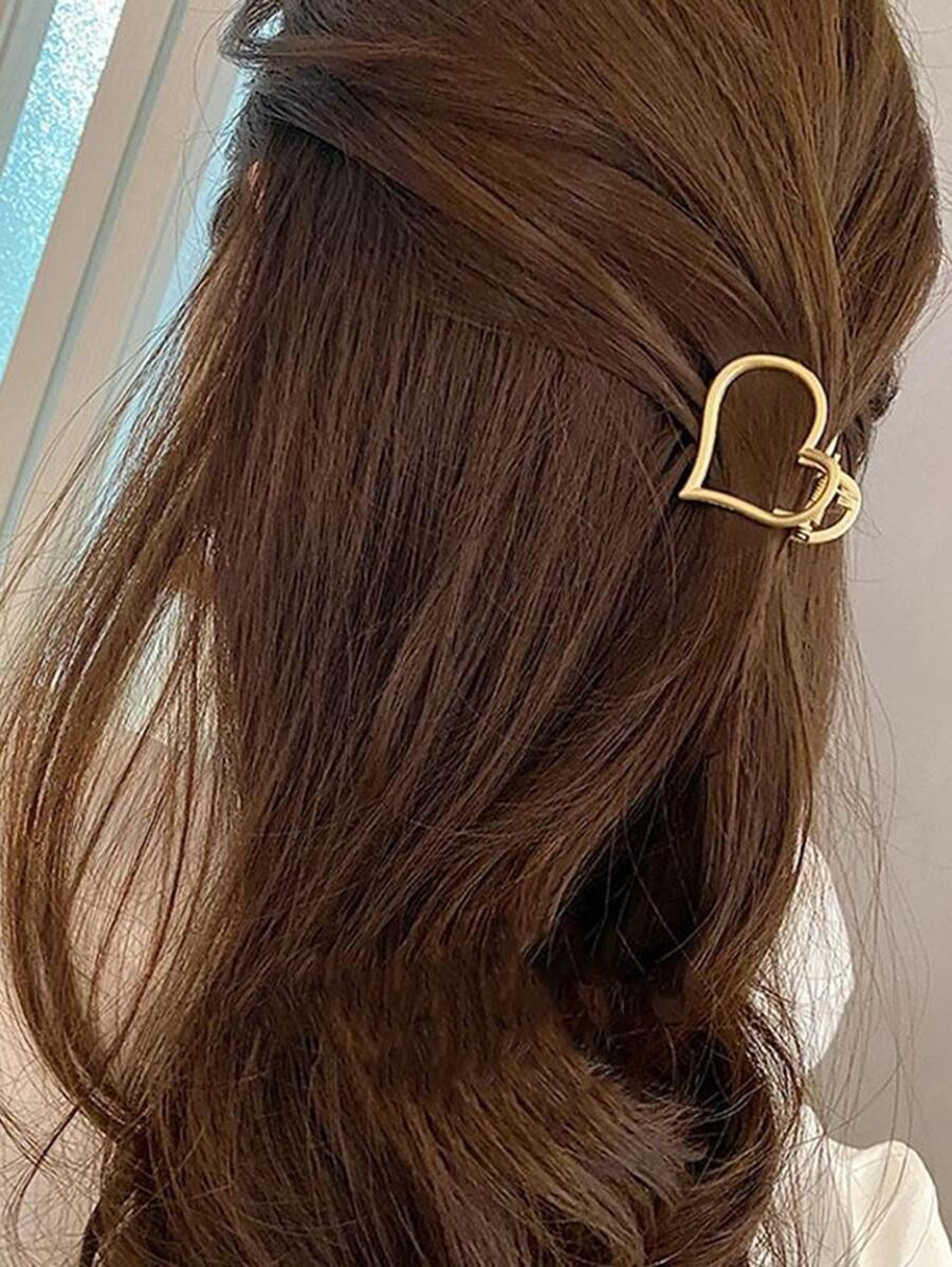 Heart Design Hair Claw Street | SHEIN