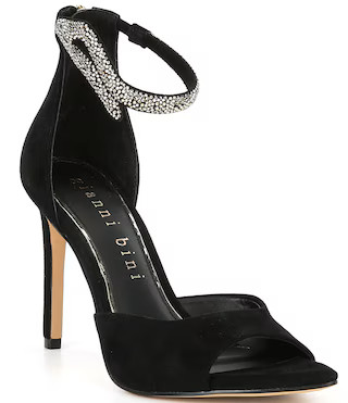 August Suede Embellished Snake Dress Sandals | Dillard's
