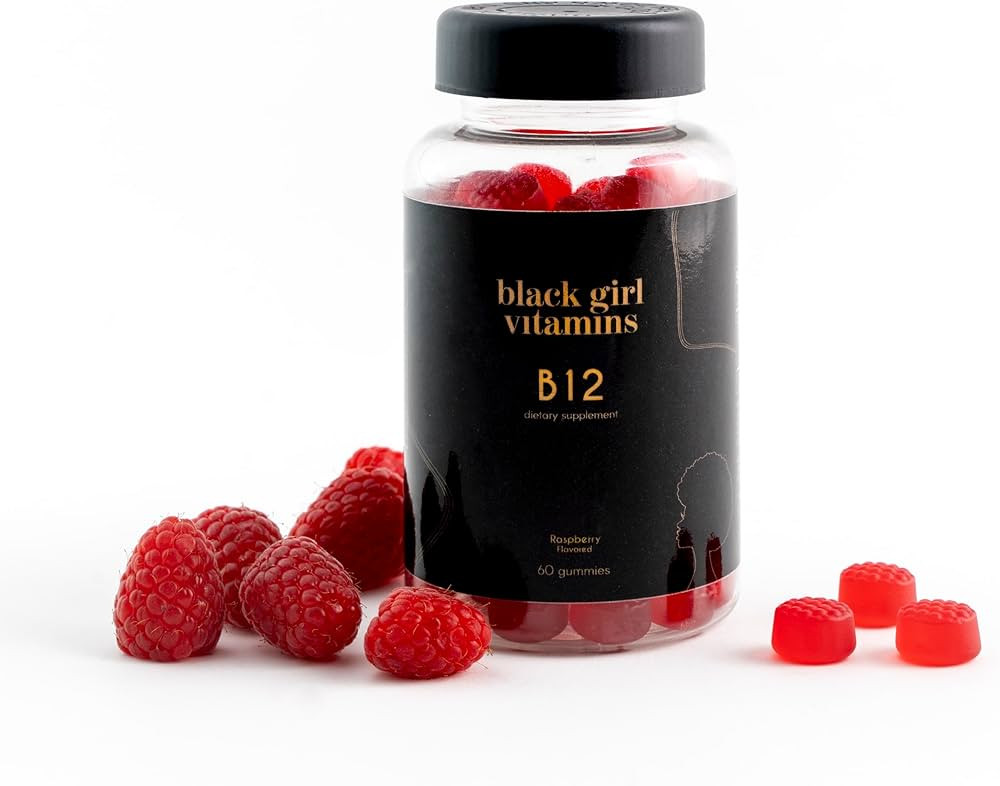 Black Girl Vitamins - Vitamin B12 Gummies, for Energy, Metabolism & Nervous System Support, 1000 ... | Amazon (US)