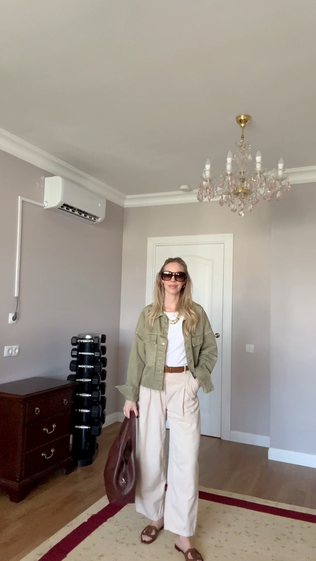 Summer 2026 outfit, beaded necklace, cropped tapered pants, Gucci sandals, Le Tanneur handbag

#LTKSeasonal #LTKOver40 #LTKSaleAlert