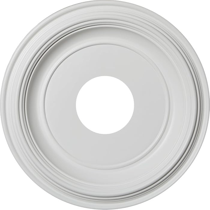 13"OD x 3 1/2"ID x 1 1/4"P Traditional Thermoformed PVC Ceiling Medallion (Fits Canopies up to 7 ... | Amazon (US)