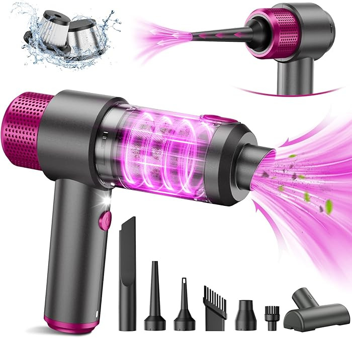 EYYA Handheld Cordless Car Vacuum Cleaner, 4-in-1 Portable Mini Car Vacuum Cleaner, 15000PA High ... | Amazon (US)