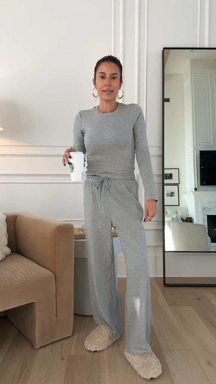 Striped matching lounge set from Amazon under $50! Wearing size small 

Amazon fashion, Amazon finds, holiday outfit, lounge outfit, gift for her 

#LTKStyleTip #LTKHoliday #LTKFindsUnder50