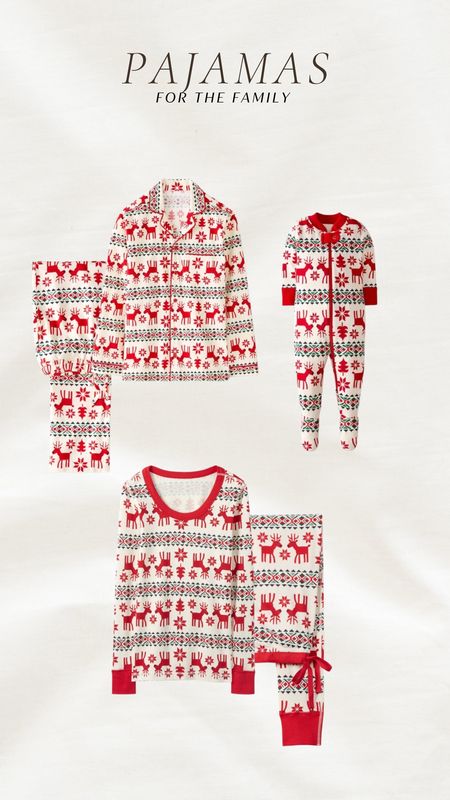 Holiday pajamas, family pajamas, matching pajamas 

#LTKfamily #LTKHoliday #LTKSeasonal