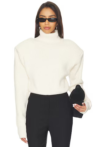 Ronny Kobo Camilla Knit Top in Ivory from Revolve.com | Revolve Clothing (Global)