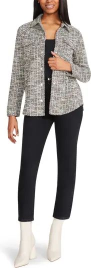 Cuddled Up Tweed Snap-Up Shacket | Nordstrom