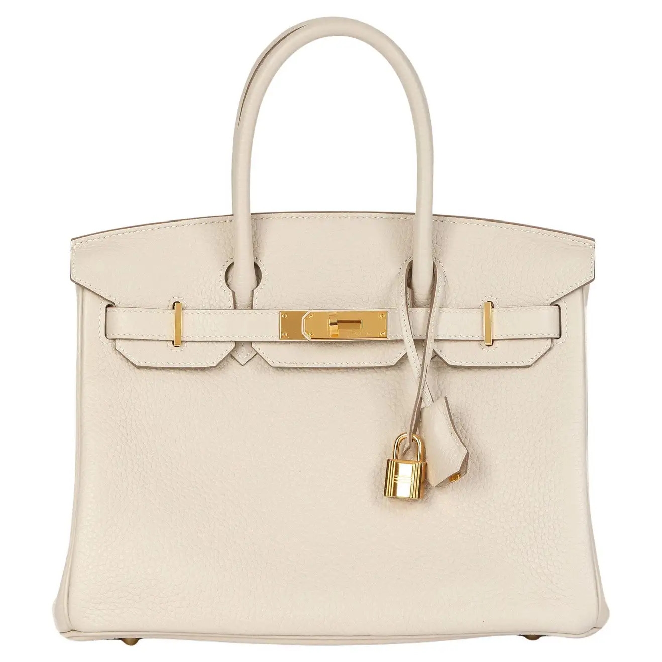 Hermès CRAIE TOGO LEATHER BIRKIN 30CM RETOURNE | 1stDibs