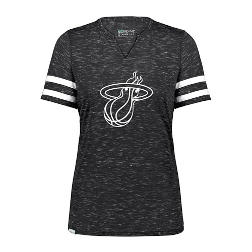 Holloway NBA Miami Heat Women's Tee - Lightweight Basketball Shirt, Athletic Top for Sports & Casual Wear Multi | Amazon (US)