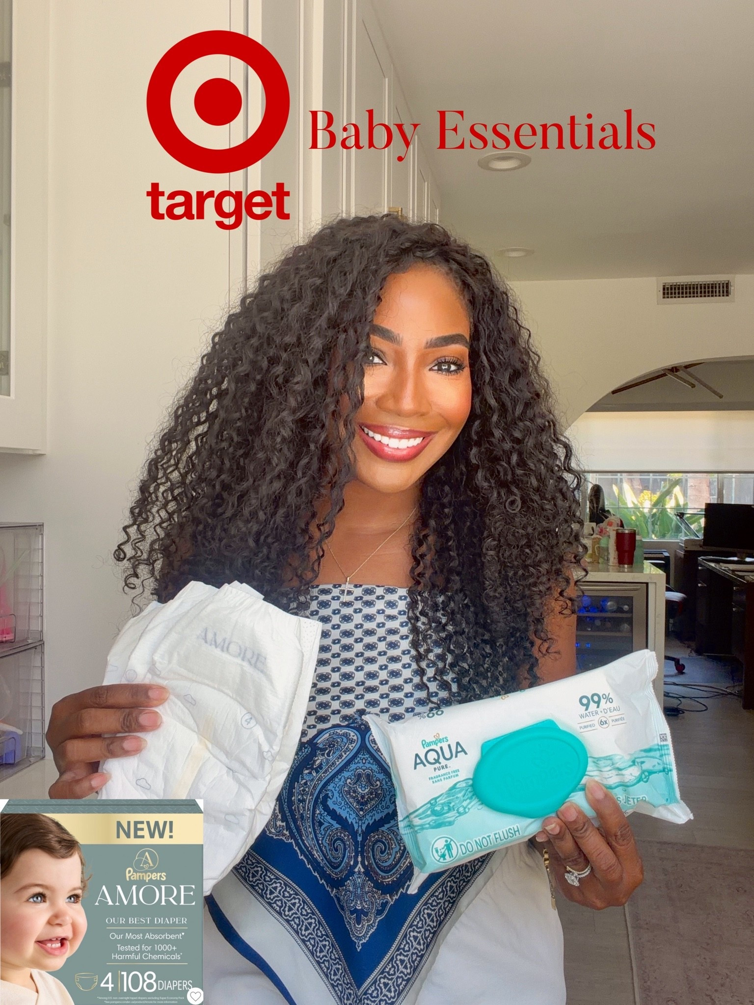 #ad Thoughtfully choosing the products I use with my baby is so important to me. If I were to build a @Target  baby registry today, I’d be sure to include   some of our favs, @pampersus Amore Diapers + Aqua Pure Wipes. These are Pampers best diaper! #Target #TargetPartner #Amore

#LTKmomlife #LTKBaby #LTKKids