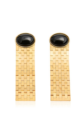 Chronos 18K Gold-Plated Earrings | Moda Operandi (Global)
