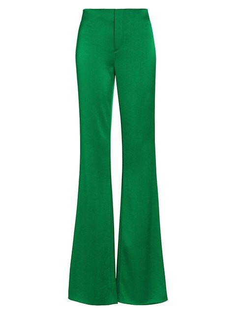 Alice + Olivia Teeny Satin Trousers | Saks Fifth Avenue